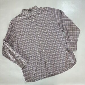 Daniel Cremieux XL Men's Button Down Shirt Plaid Long Sleeve Cotton – READ